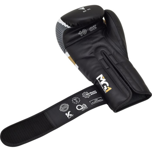 Боксерські рукавиці RDX Rex Leather Black 10 ун