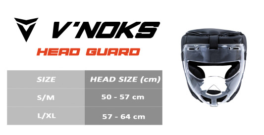Боксерский шлем V`Noks Ultima Black L/XL