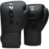 Боксерские перчатки RDX Matte Black 14 ун