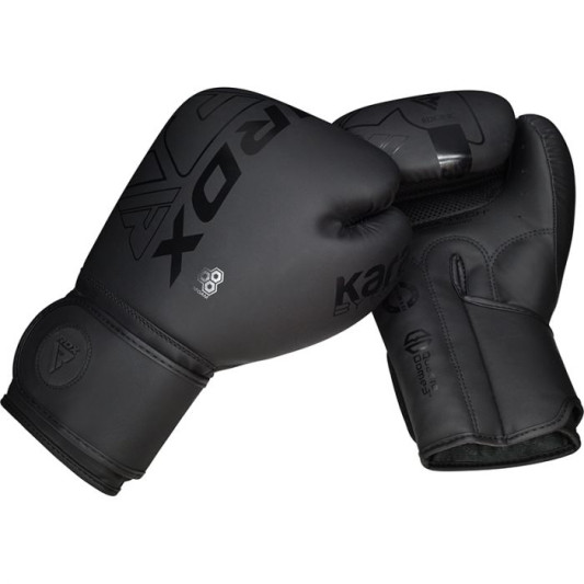 Боксерские перчатки RDX Matte Black 14 ун