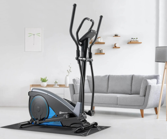 Орбітрек електромагнітний + мат HS-060C Blaze iConsole+ синій