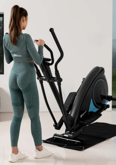 Орбітрек електромагнітний + мат HS-060C Blaze iConsole+ синій