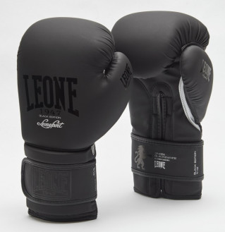 Боксерські рукавиці Leone Mono Black 14 ун