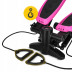 Степпер (мини-степпер) 4FIZJO Evo с эспандерами Black/Pink