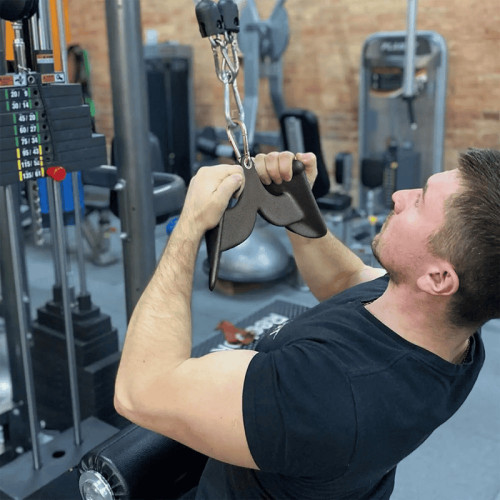 Набор неопреновых рукояток для тяги (бампер) Fitnessport МВ-20