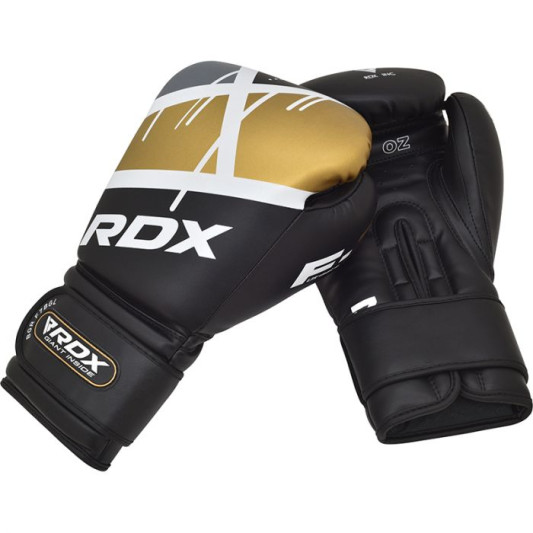 Боксерські рукавиці RDX Rex Leather Black 16 ун