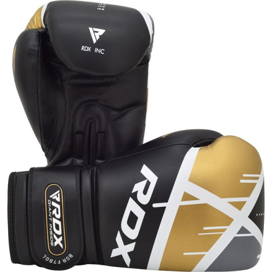 Боксерські рукавиці RDX Rex Leather Black 16 ун