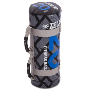 Мішок для кросфіту та фітнесу Power Bag FI-0899-20 20 кг чорний-синій