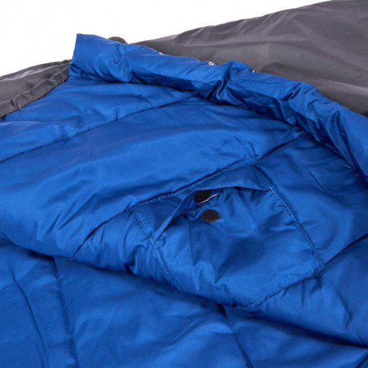 Спальний мешок DEUTER Orbit +5° L Right granite-steel