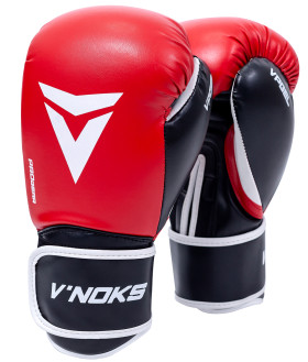 Боксерські рукавиці V`Noks Lotta Red 10 ун