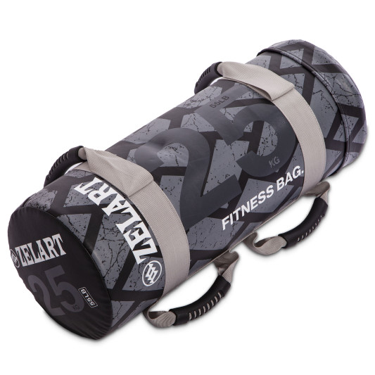 Мешок для кроссфита Power Bag FI-0899-25 25 кг черный-серый