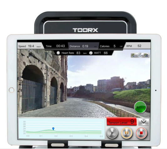 Горизонтальний велотренажер Toorx Recumbent Bike BRXR 300