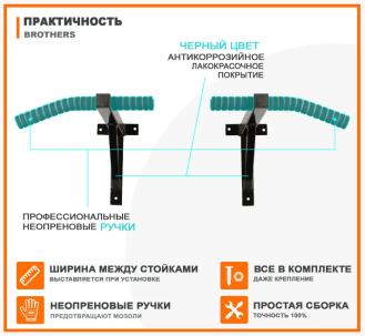Турник настенный для дома универсальный. Турник Brothers для дома