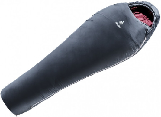 Спальний мешок DEUTER Orbit +5° SL Right granite-aubergine