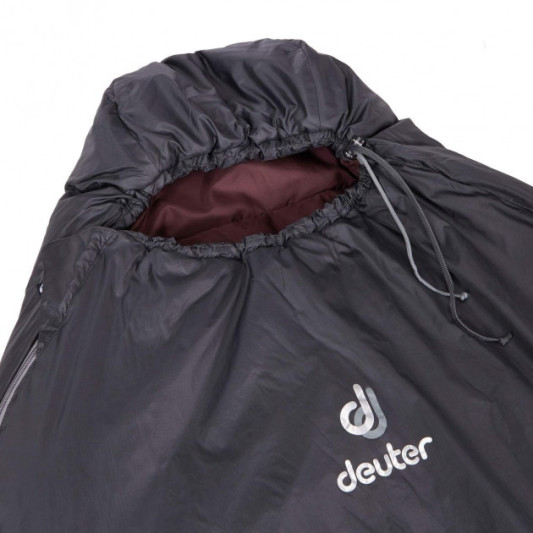 Спальний мешок DEUTER Orbit +5° SL Right granite-aubergine