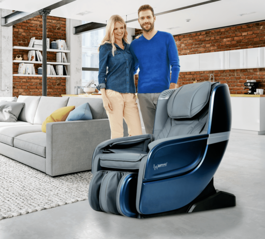 Массажное кресло Casada ECOSONIC 3D blue