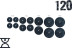 Набір дисків 120 кг (4х2.5, 4х5, 2х10, 2х15, 2х20) на гриф 25, 30, 50 мм