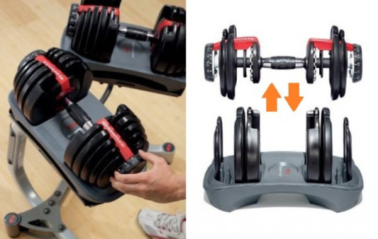 Наборные гантели Bowflex SelectTech 552i 2-24 кг 2 шт