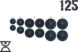 Набор блинов 125 кг (2х2.5, 2х5, 4х10, 2х15, 2х20)